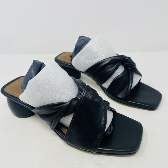 Journee Signature Collection Womens 6.5 Charlize Twisted Slip On Dress Sandals - Picture 2 of 9